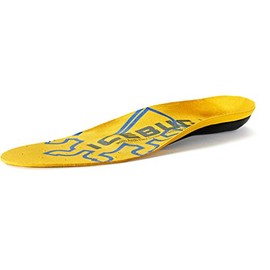 Icebug Unisex's Slim Low Cushion Support Insole Flex Technology, Yellow Medium Arch, M 4/W 5.5-6