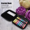 9PCS Crochet Hooks Set Knitting Smooth Needle Tools Ergonomic Plastic