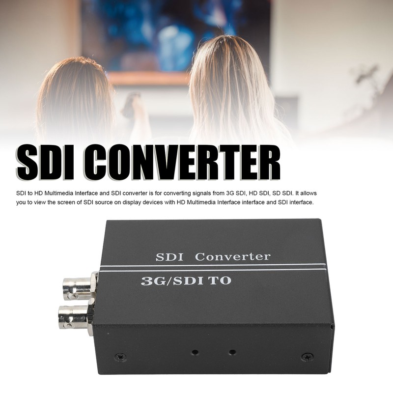 SDI Converter Support SD/HD/3G SDI Long Transmission Distance 1080P SDI