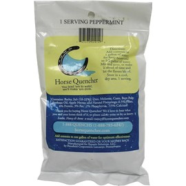 Tack Shack of Ocala Intrepid Horse Quencher, Equine Hydration, 3.5lbs and Single Serving, Pet Supplies, Horse Hydration (Peppermint 2.3oz)