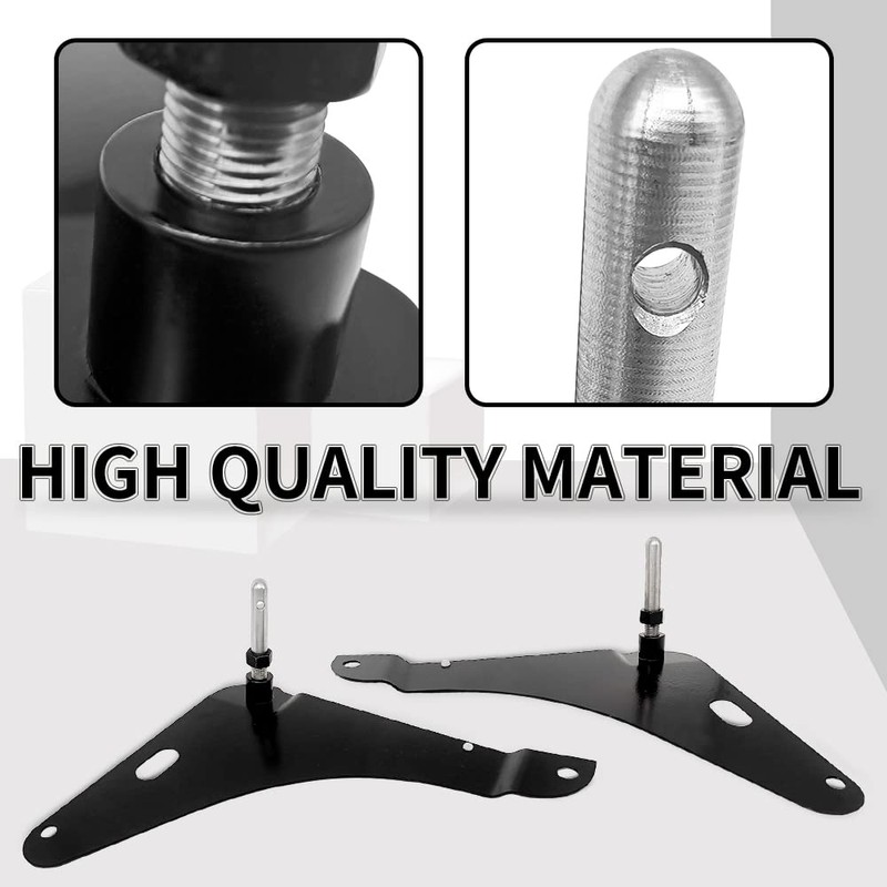 MADAT Hood Pin Kit Fit for Dodge Challenger 2008-2016 Stainless