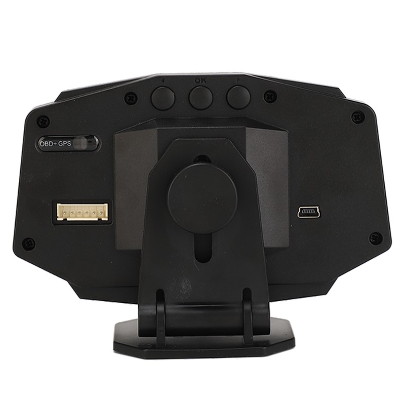 Car HUD Display OBD2 GPS Slope Meter Multifunction Overspeed Alarm