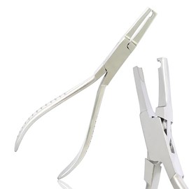 AAProTools Utility Stainless Steel Eyeglasses Nose Pad Arm Adjusting Pliers Optical Hand Tool Glasses Repair Clamp