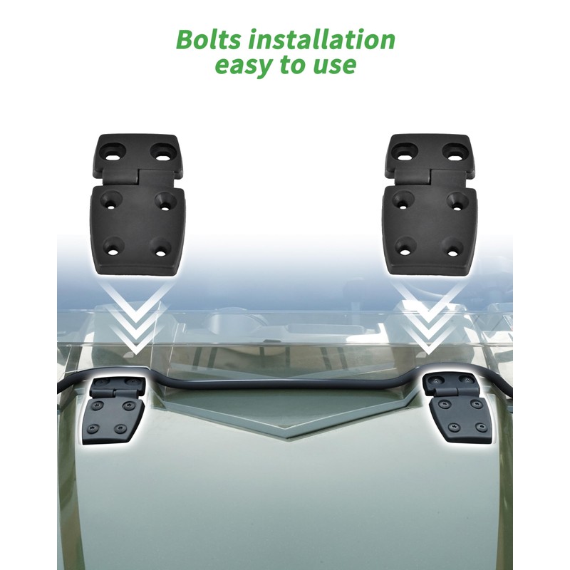 SLORIMOD Hood Hinges for Polaris Ranger 570 Fullsize Ranger 500