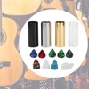 Metal Guitar Slides Bar Glass Slide Cover Thumb Fingers Picks