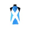 Saltire (St Andrew's Cross) Printed Cotton Apron - The Scotish
