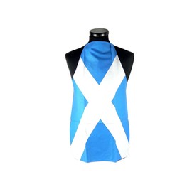 Saltire (St Andrew's Cross) Printed Cotton Apron - The Scotish Souvenir Collection