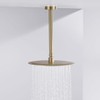 10 Inches Ceiling Mount Shower Arm and Flange, Champagne Bronze
