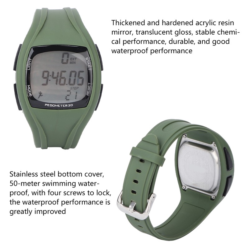 Multifunction Waterproof Intelligent Wrist Watch Sports Digital Step Counter WatchesOD