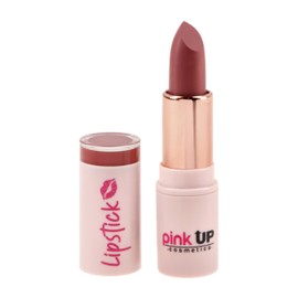 PINK UP | Lipstick | Labial matte de larga duración | Maquillaje | Labial | Acabado matte que brinda una textura muy suave | No reseca | Color intenso de larga duración | Color Toast | Modelo PKLP08