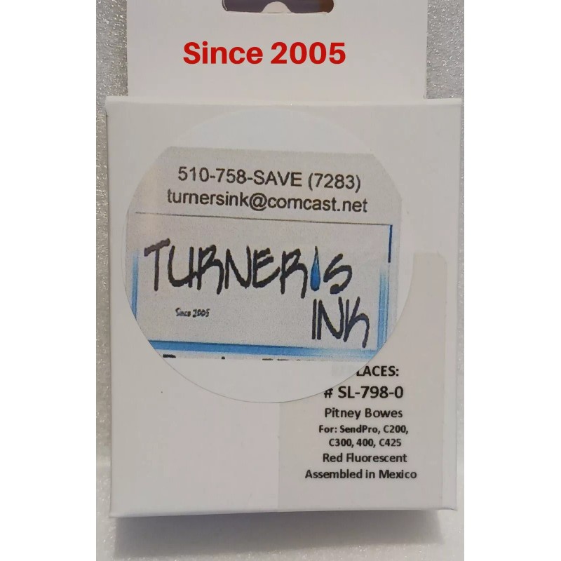 Pitney Bowes® OEM Equivalent SL-798-0 Ink Cartridge for Sendpro C200,