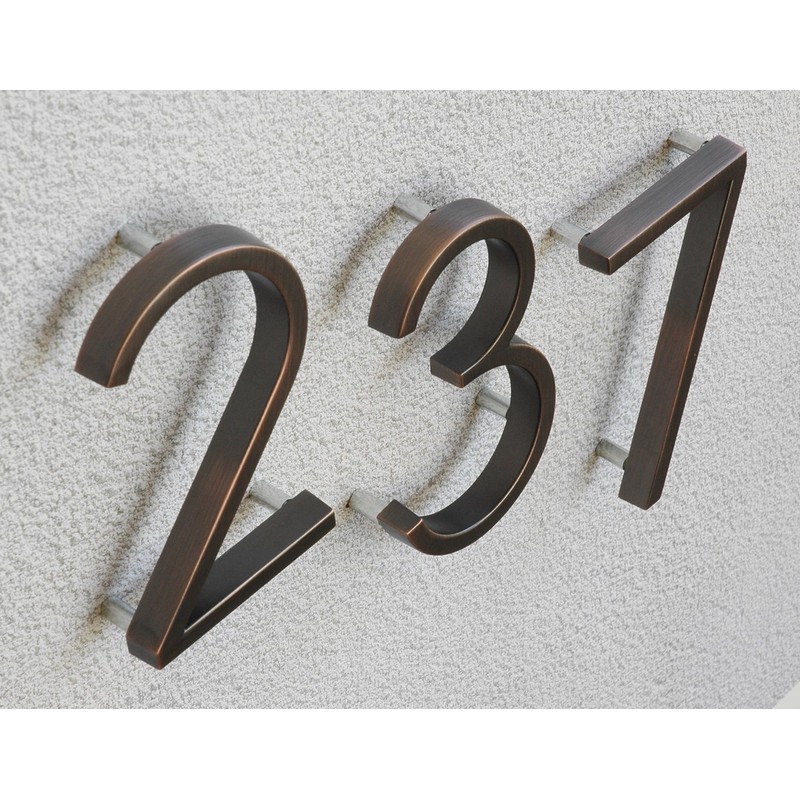 Distinctions 843198 Black Floating Mount 5-Inch House Number 8