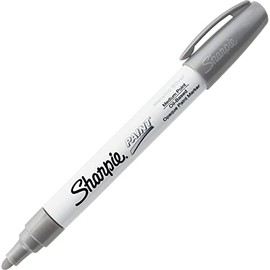 Sharpie 35560 Permanent Paint Marker, Medium Point, Silver