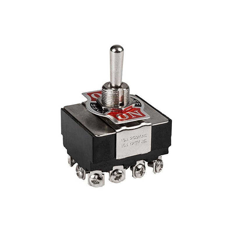 Heavy Duty Toggle Switch 4PDT Center Off 15 Amp