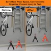 lcusepu 6 Pack Jack Stands Wall Mount Organizer, Car Jack