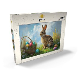 MyPuzzle Easter Bunny with Colourful Eggs - Premium 200 Piece Puzzle - MyPuzzle Special Collection by Puzzle Galaxy