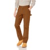 Carhartt Men's Rugged Flex Relaxed Fit Duck Dungaree Pant, Brown,