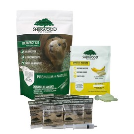 Sherwood Pet Health Guinea Pig Emergency Kit (Small) with Timothy Recovery Food and Appetite Restore in Stay-Fresh Packets