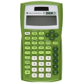 Texas Instruments TI-30X IIS 2-Line Scientific Calculator, Lime Green