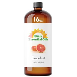 Sun Essential Oils Grapefruit Essential Oil 16oz Bulk for Aromatherapy, Diffuser, Enhance Mood, and Stress Ease