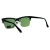 PASTL Flat Lens Sunglasses Retro Design Square Frame Unisex Matte