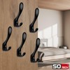 SOTECH Nana Coat Hooks Matt Black 120 x 22 x