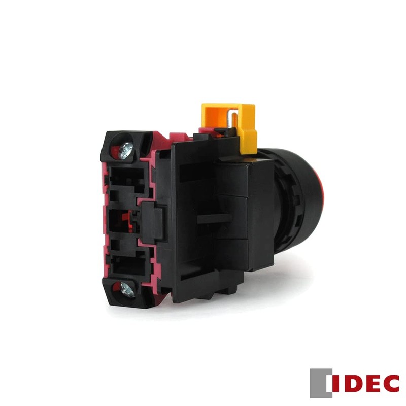 IDEC HW1B-M201R Pushbutton Switch, HW Series, φ0.8 inches (22 mm),