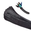 PureSino Braided Cable Sleeves, Cable Storage Sleeve, Total Length Approx.