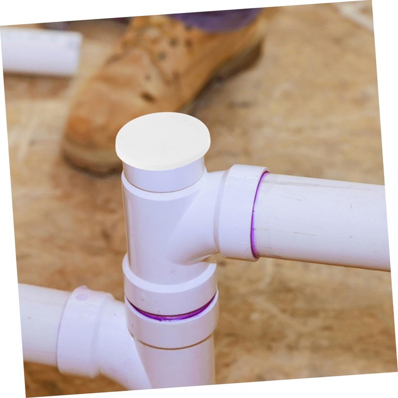 CHILDWEET Sturdy PVC Pipe End Cap Bathtub Drain Stopper Sink
