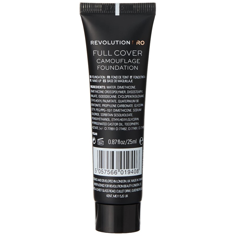 Revolution Pro Full cover camouflage foundation F14