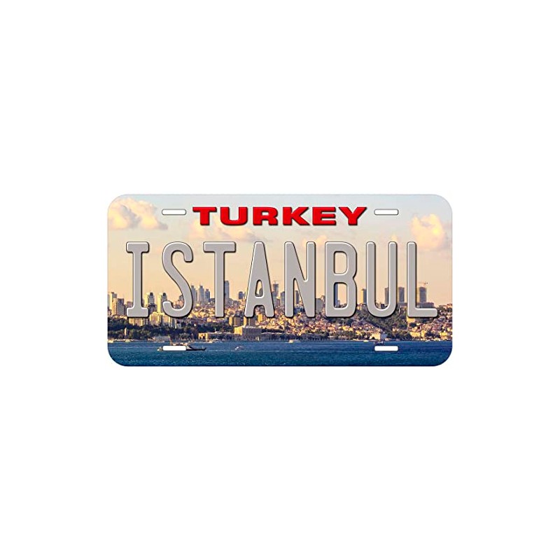 Istanbul Turkey TAG02 Novelty Car Auto License Plate