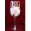 Hand Painted Wine Glasses - Anne Marie Orchids (Set of