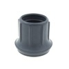 4x Z-Tec Rubber Ferrules 29 mm Grey for Walking Frames