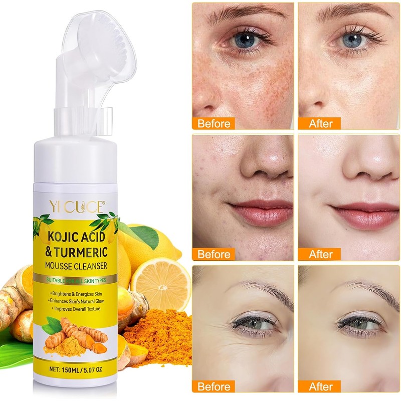 Pack 2 de limpiador facial espumoso de cúrcuma – 150
