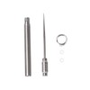 Healifty Titanium Toothpick Metal Fruit Fork Tooth Pick Integrated Tooth