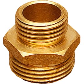 Geka 30.2143 Threaded Nipple Female G 3/4 Inch x Male G 1 Inch MS with Hexagonal