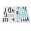 Mechanical Keyboard Keycap Universal 126 Keys English Cherry Height PBT