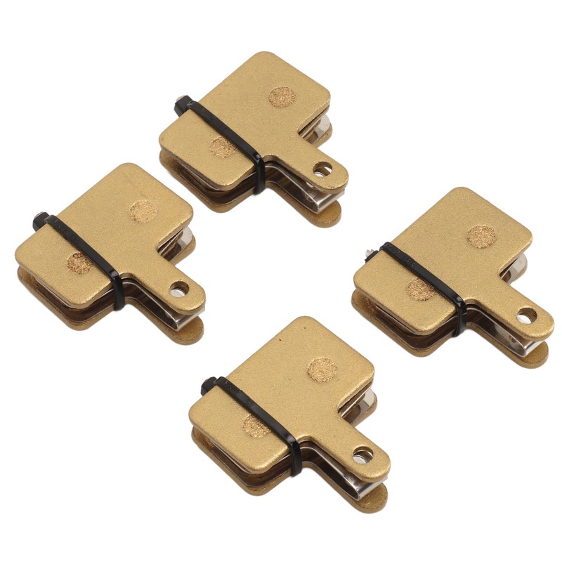 4 Pair Bike Brake Pads with Installation Tools Metal Reliable