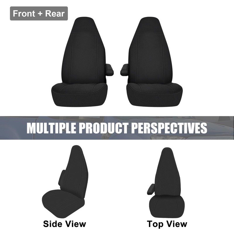SAPUBK Front Seat Covers Sets Replace for 1996-2009 Chevy Express