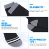 BBXWANG Unisex Waterproof Socks, Dark Grey-Black