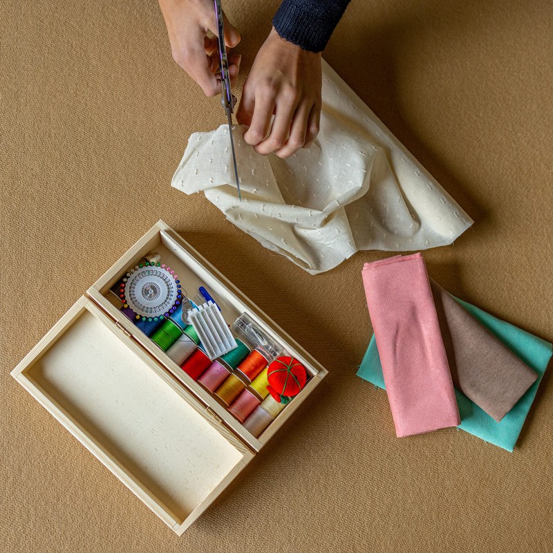 Creative Deco Small Wooden Storage Box | 24 x 11.3