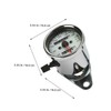Alipis Motorcycle Speedometer Odometer with Retro Design Dual Gauge for