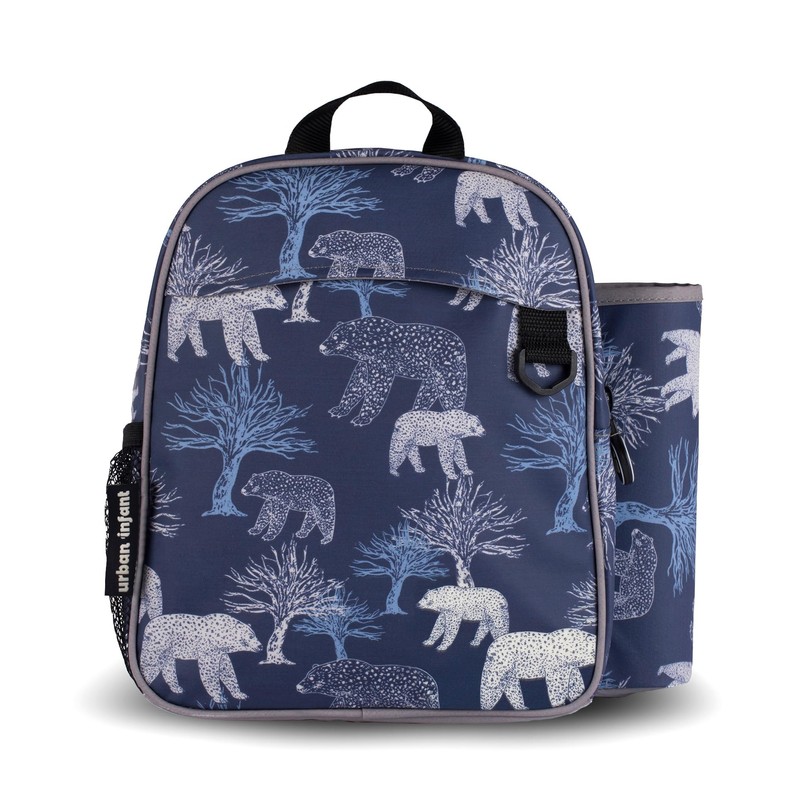 Urban Infant Toddler Packie Backpack - Bears, Grey