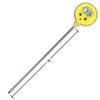 Lollipop Thermometer, TRACEABLE, F/C, -50 to 300C, 8 INCH STEM,