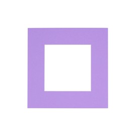 CountryArtHouse Light Purple Acid Free 27x27 Square Picture Frame Mat with White Core Bevel Cut for 22x22 Pictures - Fits 27x27 Frame - Pack of 1 Matboard