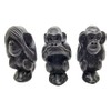 VIE Naturals Three Monkeys Resin Figurine, Large, Multi-Colour, One Size