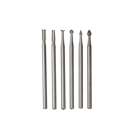 UID No. 844 0.09 inch (2.35 mm) Axis: Ultra Small Diameter, Precision Work Type, For Mini Routers, Routers, Routers, Routers, Hobby Routers, High Bit (Steel Cutter), Set of 6 Sticks, Rod Tapers, Discs, Round, Triangle, Bullet Type, 0.04