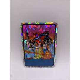 Vintage 1994 Mighty Morphin Power Rangers Megazord Prism Vending Machine Sticker