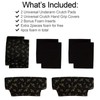 SPRING SEAON Underarm Crutch Pads and Hand Grip Covers Padding