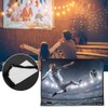 4:3 Thickened 100% Polyester Portable Foldable White Soft Projector Screen